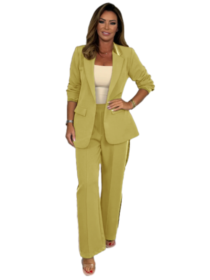 🍁Fall Sale - Side Stripe Trouser & Blazer Suit